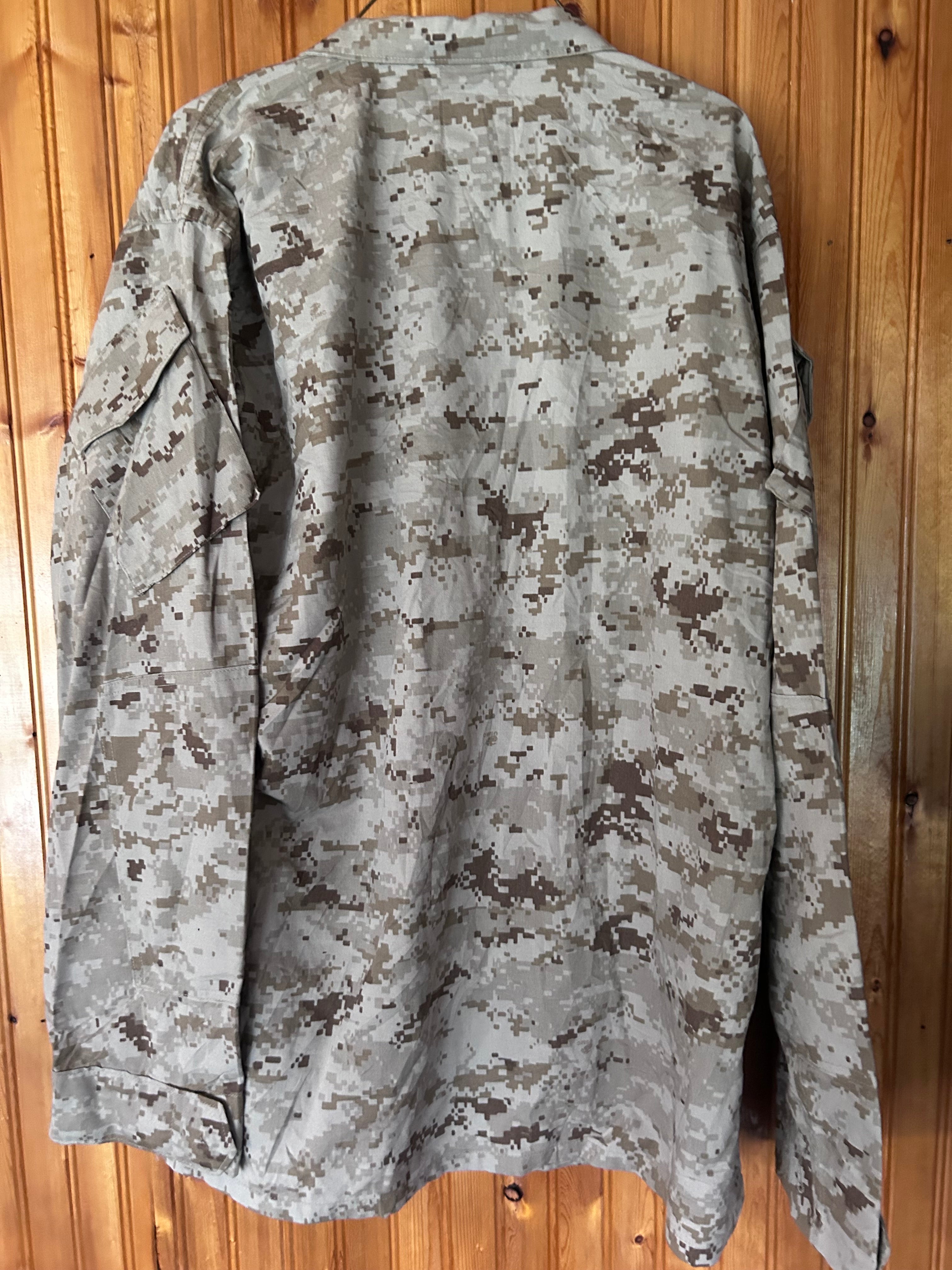 USMC Marpat desert field shirt size large long