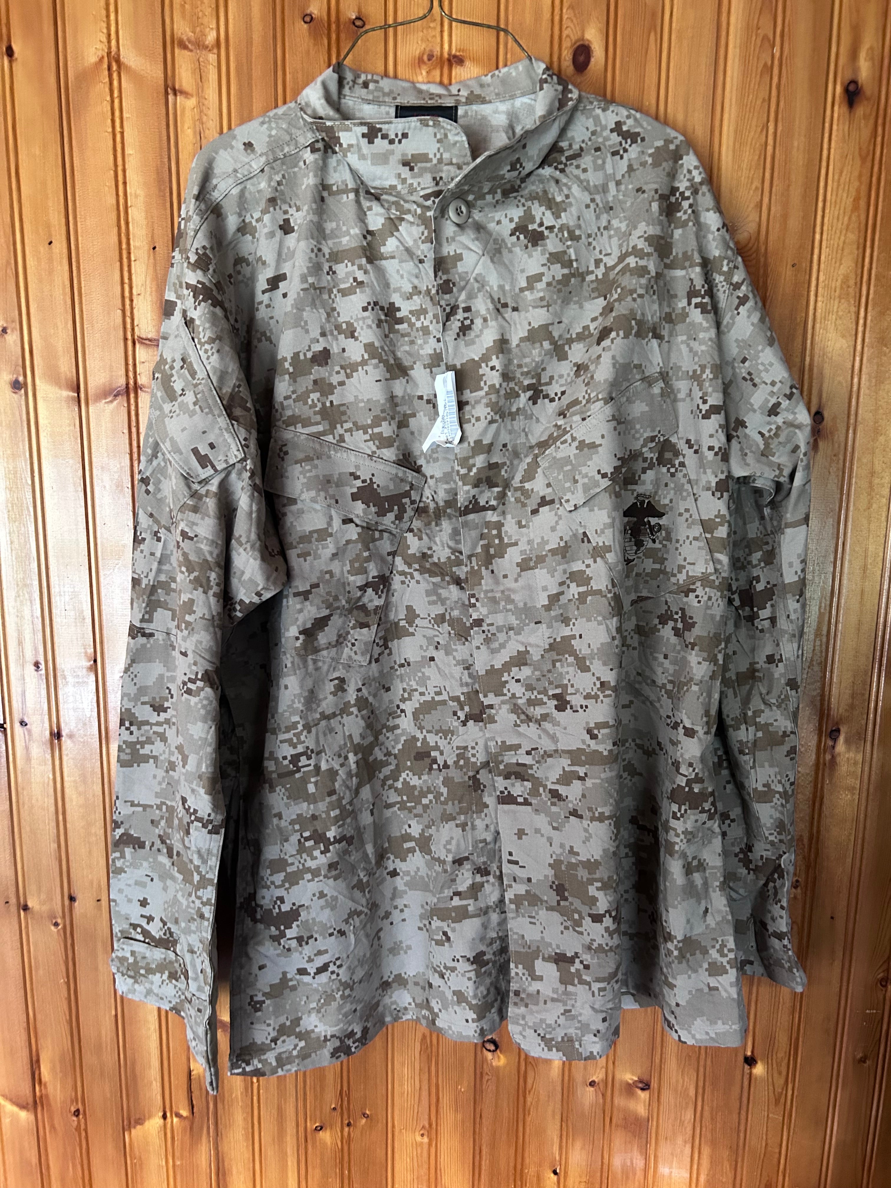 USMC Marpat desert field shirt size large long